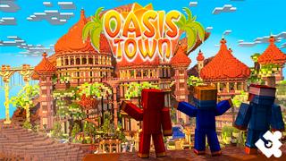 Thumbnail of the Minecraft Bedrock Marketplace product Oasis Town created by Cynosia.