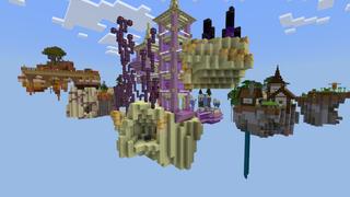 Screenshot of the Minecraft Bedrock Marketplace product One Block: Islands created by Cynosia.