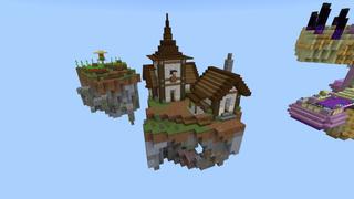 Screenshot of the Minecraft Bedrock Marketplace product One Block: Islands created by Cynosia.