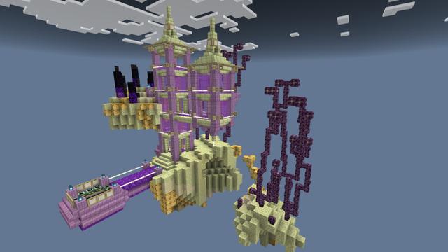 Screenshot of the Minecraft Bedrock Marketplace product One Block: Islands created by Cynosia.