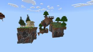 Screenshot of the Minecraft Bedrock Marketplace product One Block: Islands created by Cynosia.