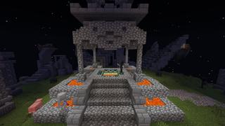 Screenshot of the Minecraft Bedrock Marketplace product One Block Monsters created by Cynosia.