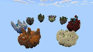 Screenshot of the Minecraft Bedrock Marketplace product One Block created by Cynosia.