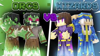 Thumbnail of the Minecraft Bedrock Marketplace product Orcs vs Wizards created by Cynosia.