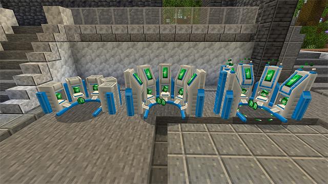 Screenshot of the Minecraft Bedrock Marketplace product Ore Generators created by Cynosia.