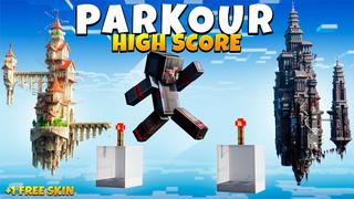 Thumbnail of the Minecraft Bedrock Marketplace product Parkour: High Score created by Cynosia.