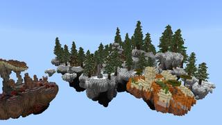Screenshot of the Minecraft Bedrock Marketplace product Penguin Islands created by Cynosia.