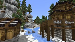 Screenshot of the Minecraft Bedrock Marketplace product Penguin Islands created by Cynosia.