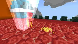 Screenshot of the Minecraft Bedrock Marketplace product Race To The Finish created by Cynosia.