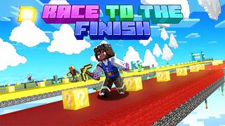 Thumbnail of the Minecraft Bedrock Marketplace product Race To The Finish created by Cynosia.