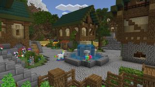 Screenshot of the Minecraft Bedrock Marketplace product Rainbow Lucky Mobs created by Cynosia.