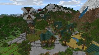 Screenshot of the Minecraft Bedrock Marketplace product Rainbow Lucky Mobs created by Cynosia.