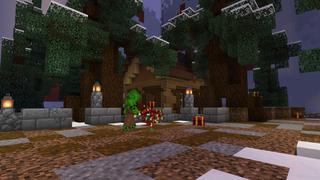 Screenshot of the Minecraft Bedrock Marketplace product Santa Stuffer created by Cynosia.