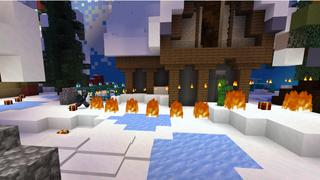 Screenshot of the Minecraft Bedrock Marketplace product Santa Stuffer created by Cynosia.