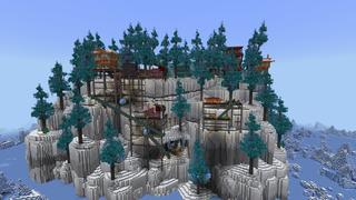 Screenshot of the Minecraft Bedrock Marketplace product Scrap Town created by Cynosia.