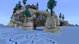 Screenshot of the Minecraft Bedrock Marketplace product Scrap Town created by Cynosia.