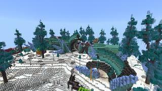 Screenshot of the Minecraft Bedrock Marketplace product Scrap Town created by Cynosia.