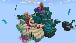 Screenshot of the Minecraft Bedrock Marketplace product Seahorse Skyblock created by Cynosia.