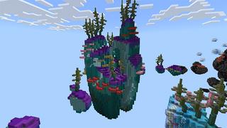 Screenshot of the Minecraft Bedrock Marketplace product Seahorse Skyblock created by Cynosia.