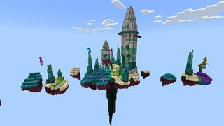 Screenshot of the Minecraft Bedrock Marketplace product Seahorse Skyblock created by Cynosia.