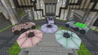 Screenshot of the Minecraft Bedrock Marketplace product Secret UFO Base created by Cynosia.