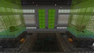 Screenshot of the Minecraft Bedrock Marketplace product Secret UFO Base created by Cynosia.