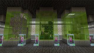 Screenshot of the Minecraft Bedrock Marketplace product Secret UFO Base created by Cynosia.