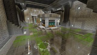 Screenshot of the Minecraft Bedrock Marketplace product Secret UFO Base created by Cynosia.
