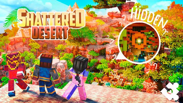 Thumbnail of the Minecraft Bedrock Marketplace product Shattered Desert created by Cynosia.