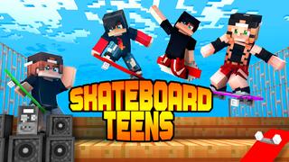 Thumbnail of the Minecraft Bedrock Marketplace product Skateboard Teens created by Cynosia.