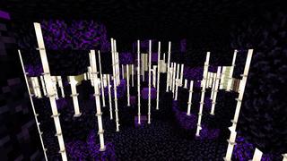 Screenshot of the Minecraft Bedrock Marketplace product Sky Grid: Dungeons created by Cynosia.