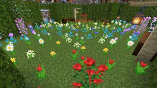 Screenshot of the Minecraft Bedrock Marketplace product Sky Grid: Dungeons created by Cynosia.