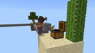 Screenshot of the Minecraft Bedrock Marketplace product Skyblock Vanilla created by Cynosia.