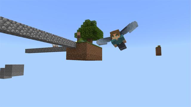 Screenshot of the Minecraft Bedrock Marketplace product Skyblock Vanilla created by Cynosia.