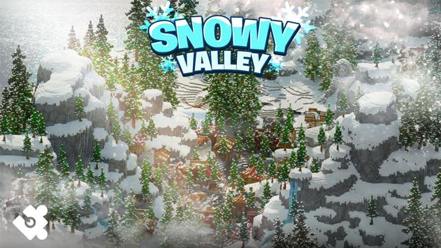 Thumbnail of the Minecraft Bedrock Marketplace product Snowy Valley created by Cynosia.