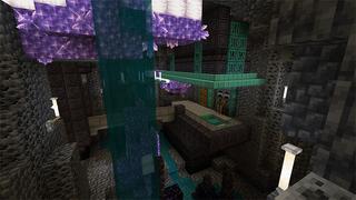 Screenshot of the Minecraft Bedrock Marketplace product Supervillain Base created by Cynosia.