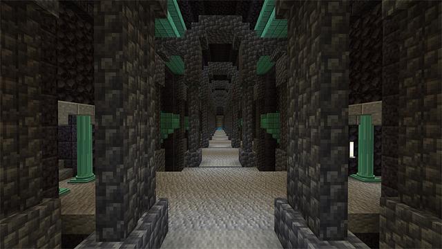 Screenshot of the Minecraft Bedrock Marketplace product Supervillain Base created by Cynosia.