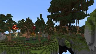 Screenshot of the Minecraft Bedrock Marketplace product Swamp Islands created by Cynosia.