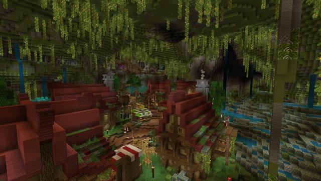 Screenshot of the Minecraft Bedrock Marketplace product The Cracked Forest created by Cynosia.