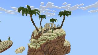 Screenshot of the Minecraft Bedrock Marketplace product The Oasis Paradise created by Cynosia.