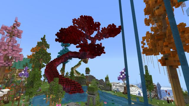 Screenshot of the Minecraft Bedrock Marketplace product Translucent Lands created by Cynosia.
