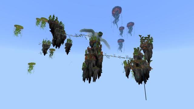Screenshot of the Minecraft Bedrock Marketplace product Turtle Skyblock created by Cynosia.