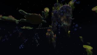 Screenshot of the Minecraft Bedrock Marketplace product Turtle Skyblock created by Cynosia.