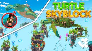 Thumbnail of the Minecraft Bedrock Marketplace product Turtle Skyblock created by Cynosia.