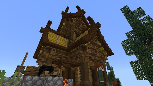 Screenshot of the Minecraft Bedrock Marketplace product Viking Islands created by Cynosia.