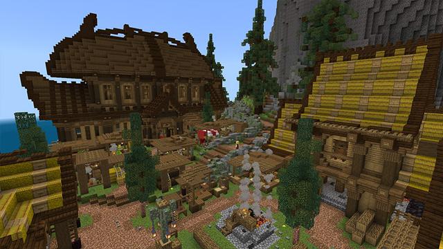 Screenshot of the Minecraft Bedrock Marketplace product Viking Islands created by Cynosia.