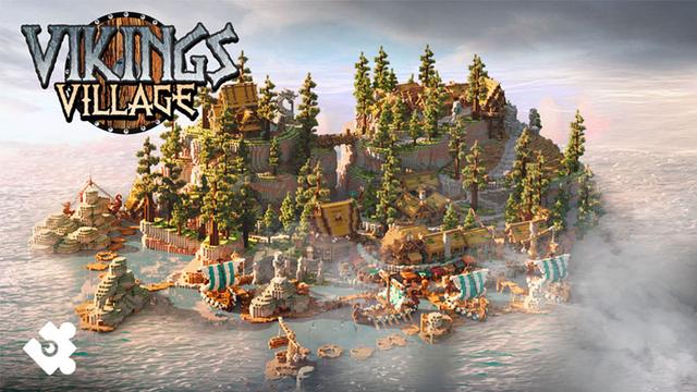 Thumbnail of the Minecraft Bedrock Marketplace product Vikings Village created by Cynosia.