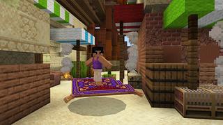 Screenshot of the Minecraft Bedrock Marketplace product Aladdin's Magic Carpet created by Cypress Games.