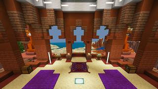 Screenshot of the Minecraft Bedrock Marketplace product Aladdin's Magic Carpet created by Cypress Games.