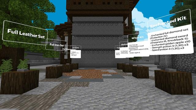 Screenshot of the Minecraft Bedrock Marketplace product Arena PvP created by Cypress Games.